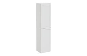 VitrA Root Classic 40cm 2 Door Tall Unit (LH Hinge) - Matt Light Grey